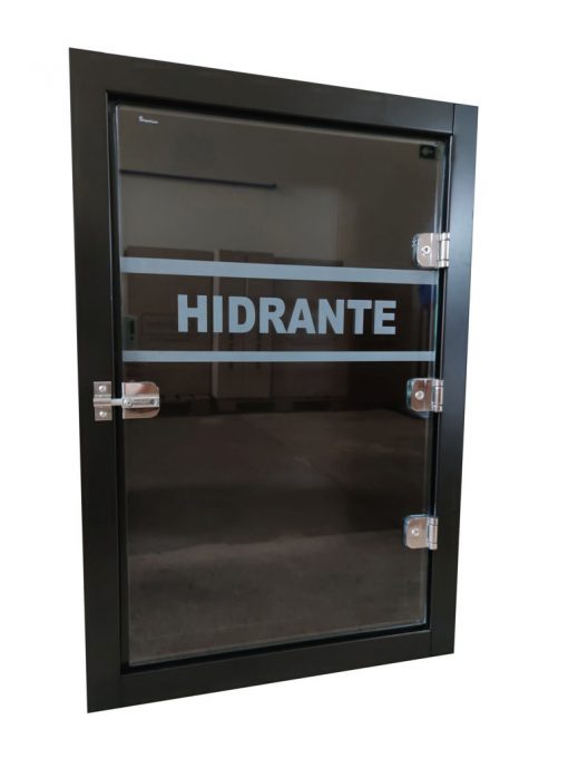 Abrigo para Hidrante - Aço Carbono Porta de Vidro - Imagem 3